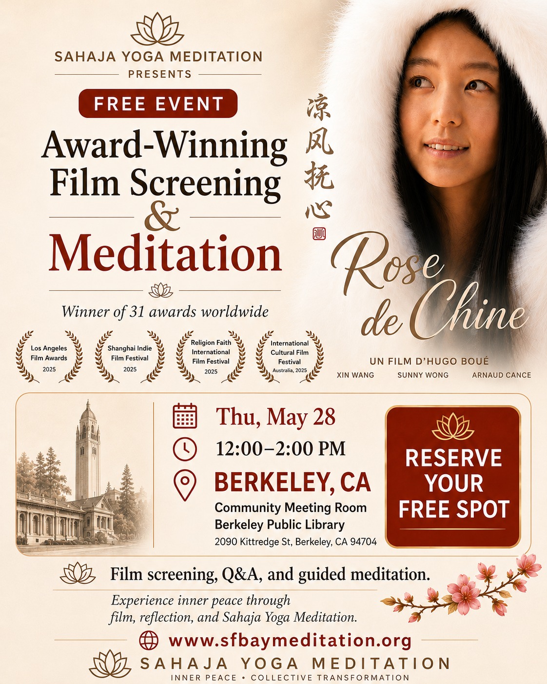 Sahaja Yoga Meditation Facebook ad