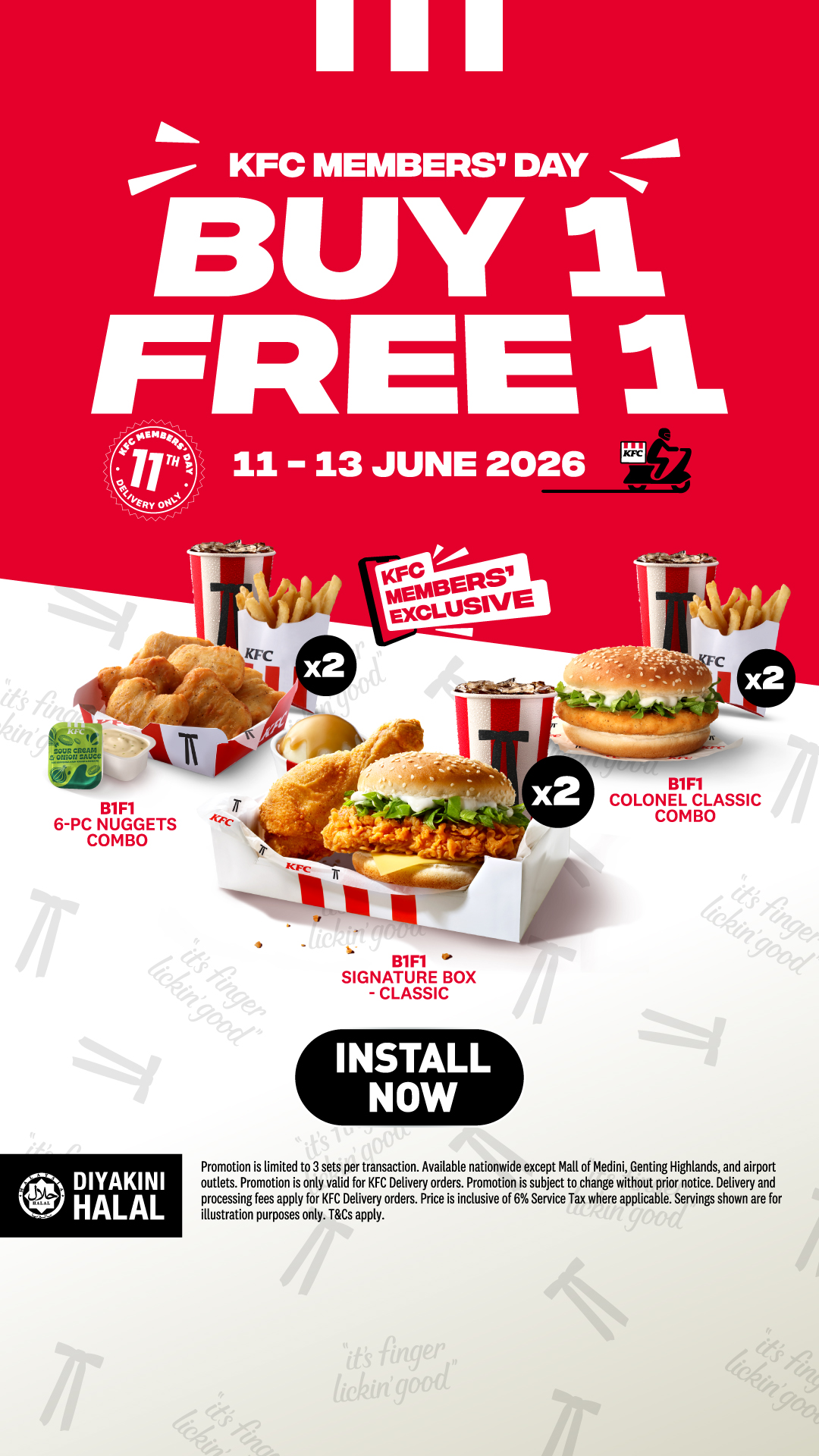 KFC Facebook ad