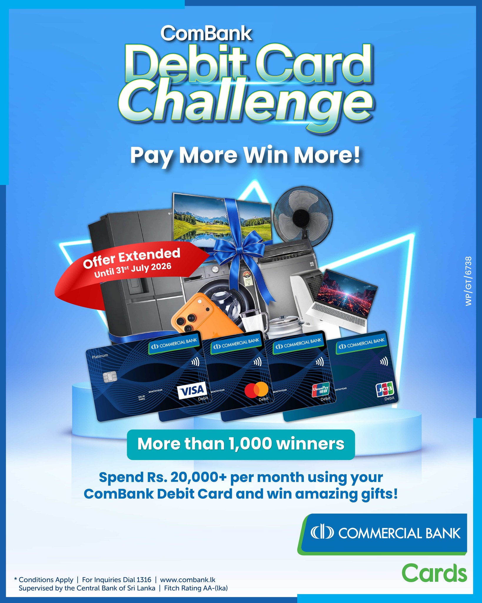 Commercial Bank of Ceylon PLC Facebook ad