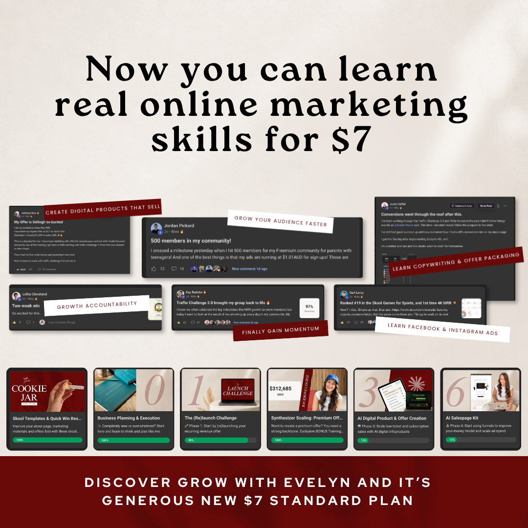 Evelyn Weiss Coaching Facebook ad