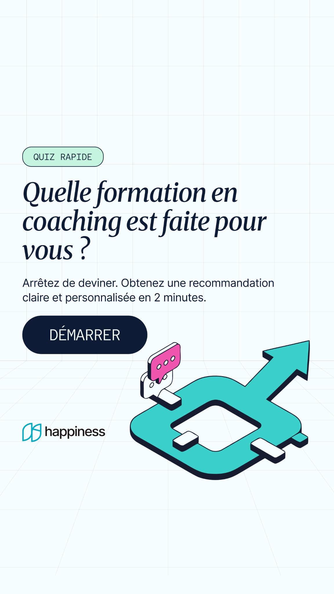 Happiness consulting & coaching Facebook ad