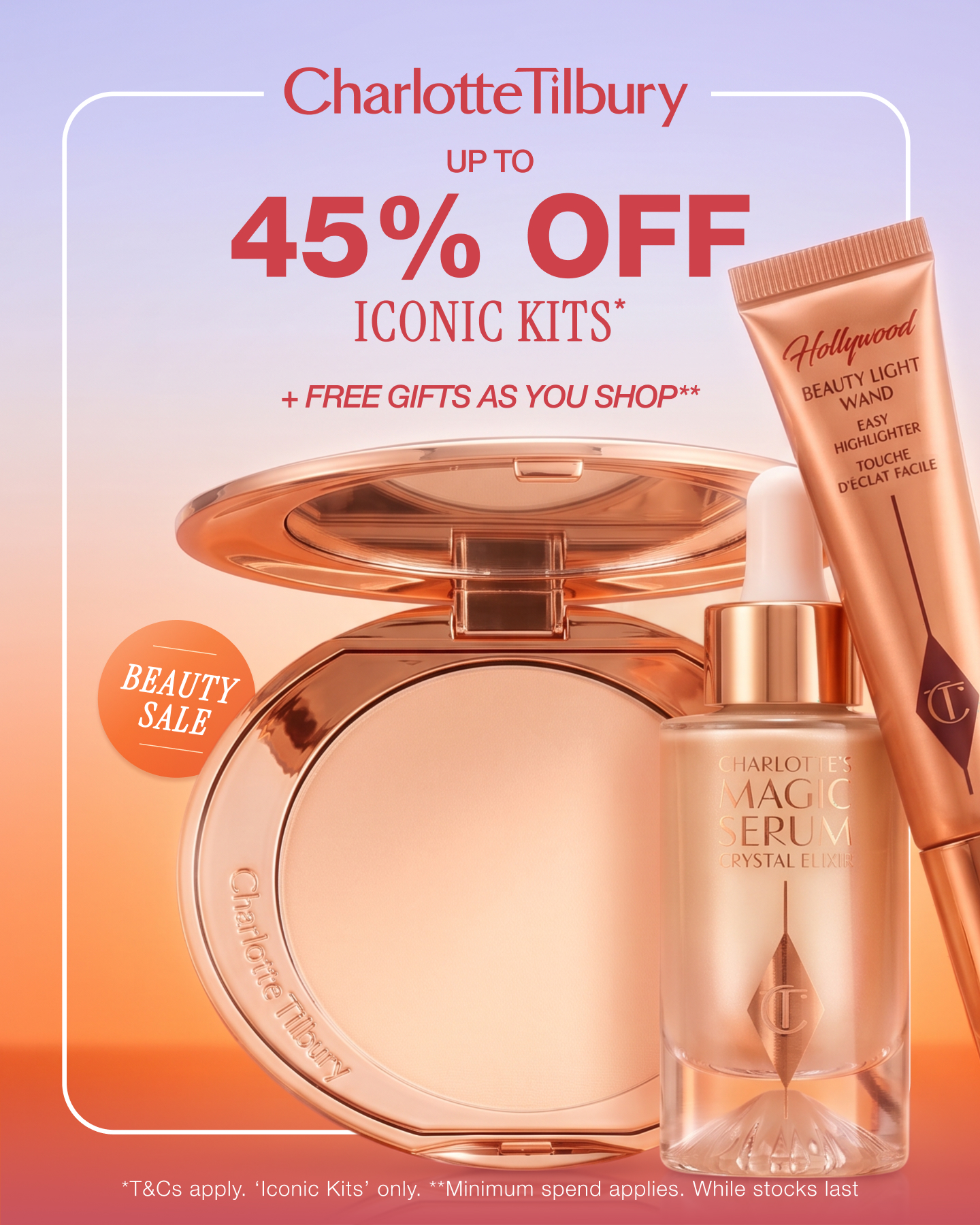 Charlotte Tilbury Facebook ad