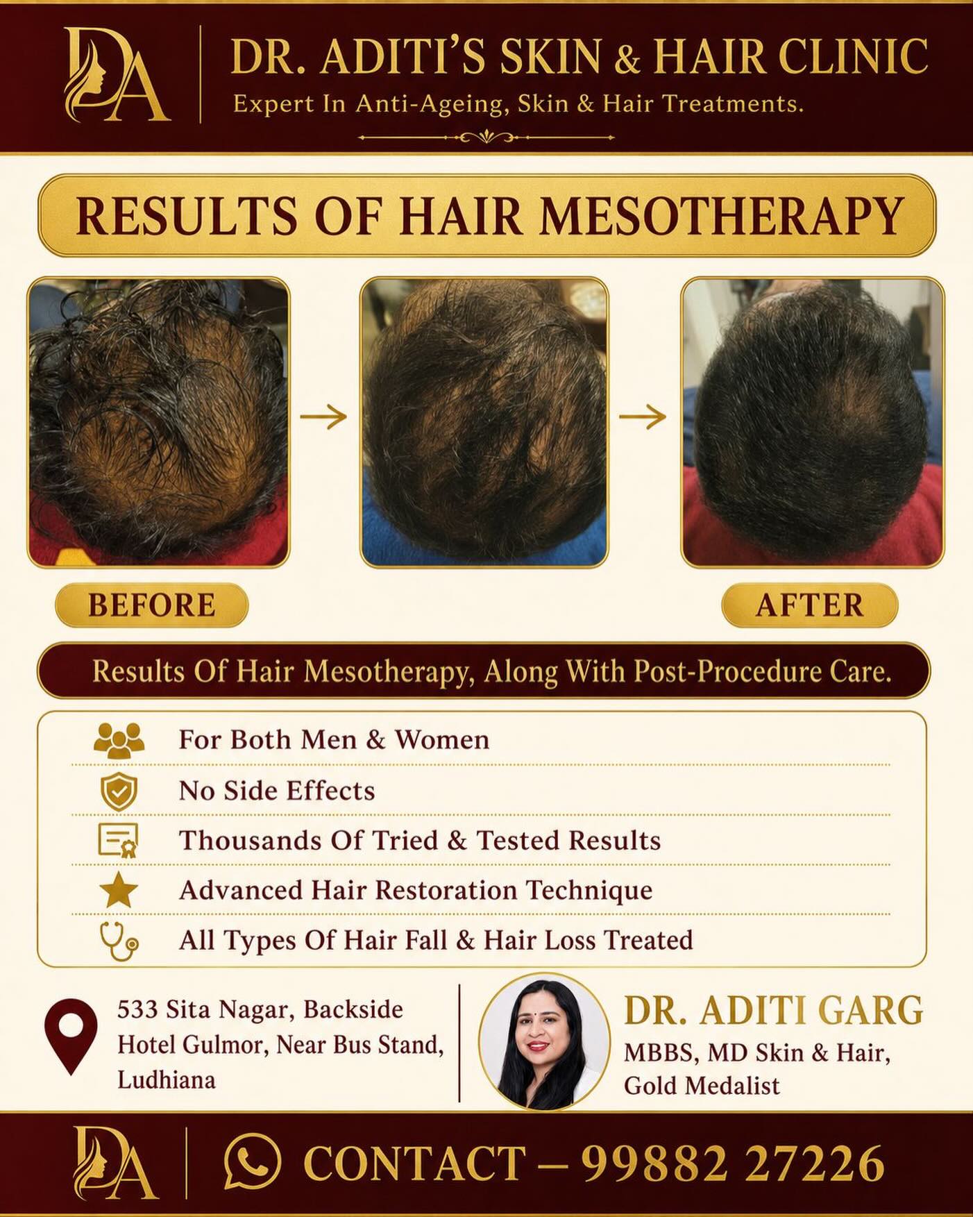 dr.aditiskinhair Facebook ad