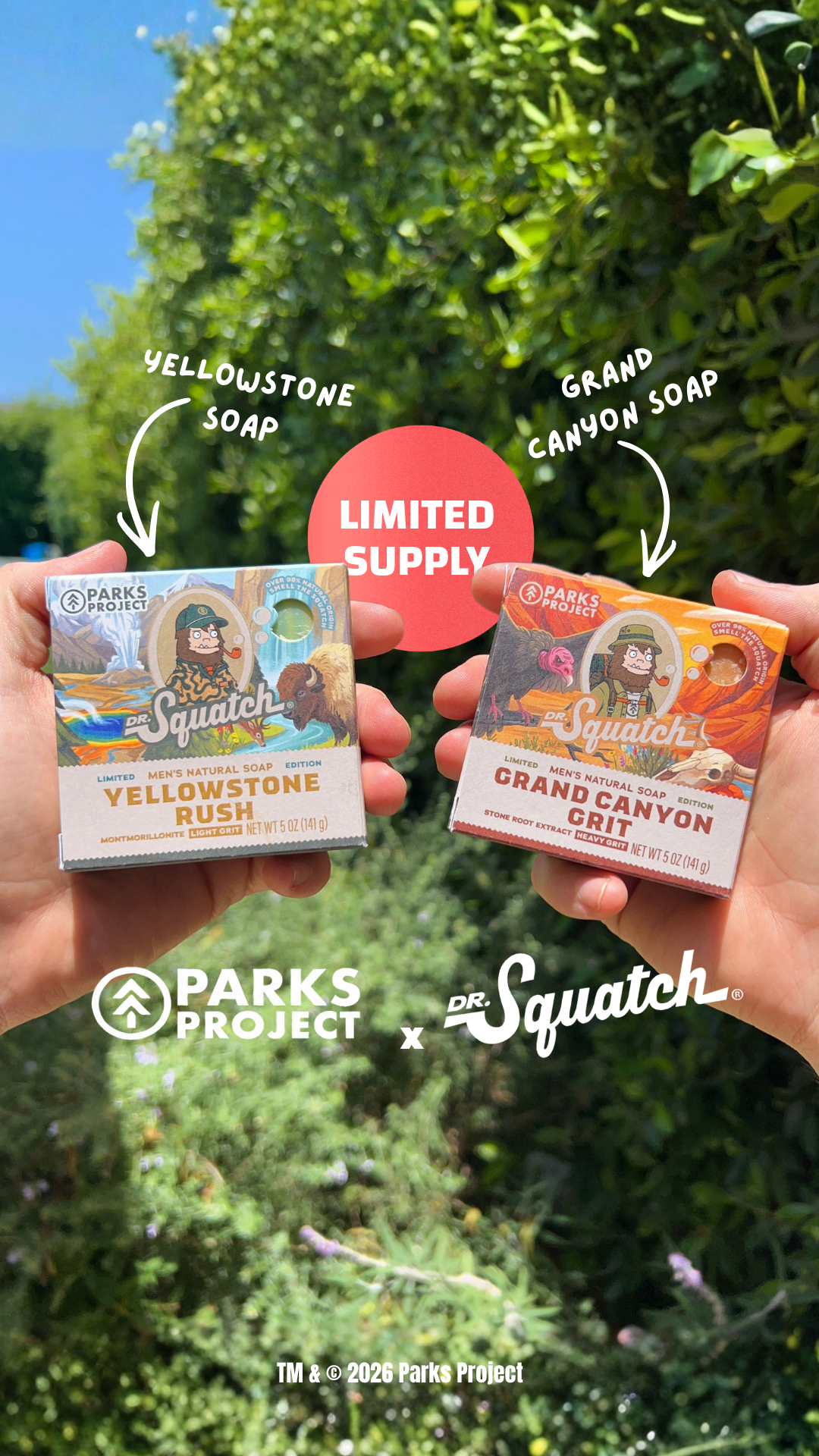 Dr. Squatch Facebook ad