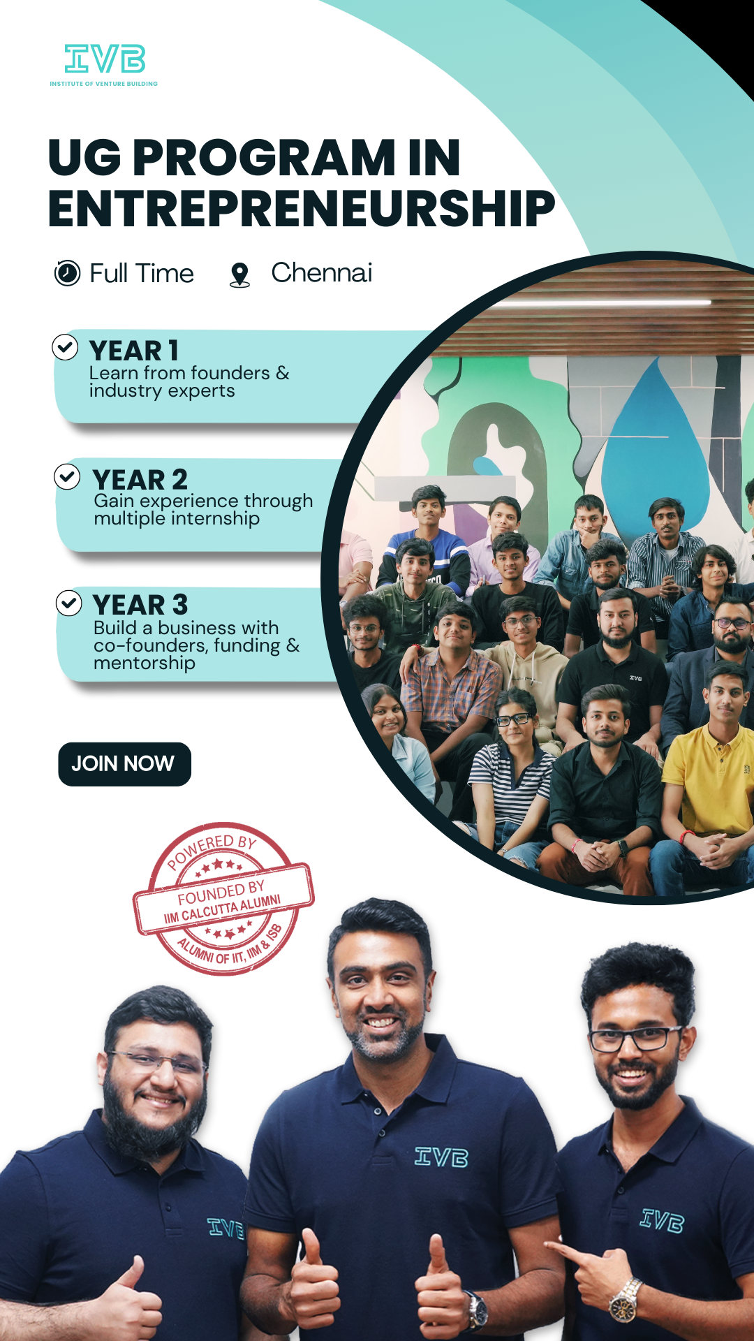 Institute of Venture Building - IVB Facebook ad