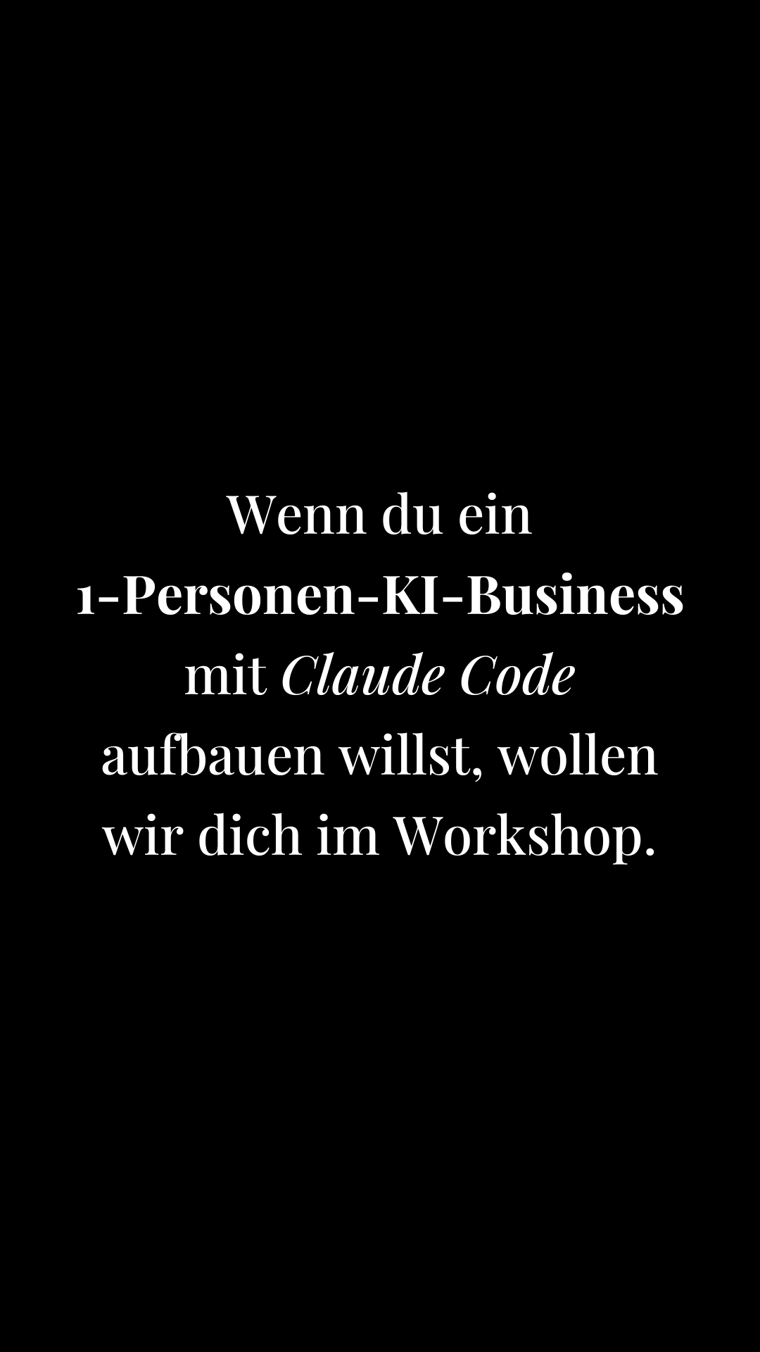 Phil Operator Facebook ad: Live-Build: Dein KI-Business mit Claude Code