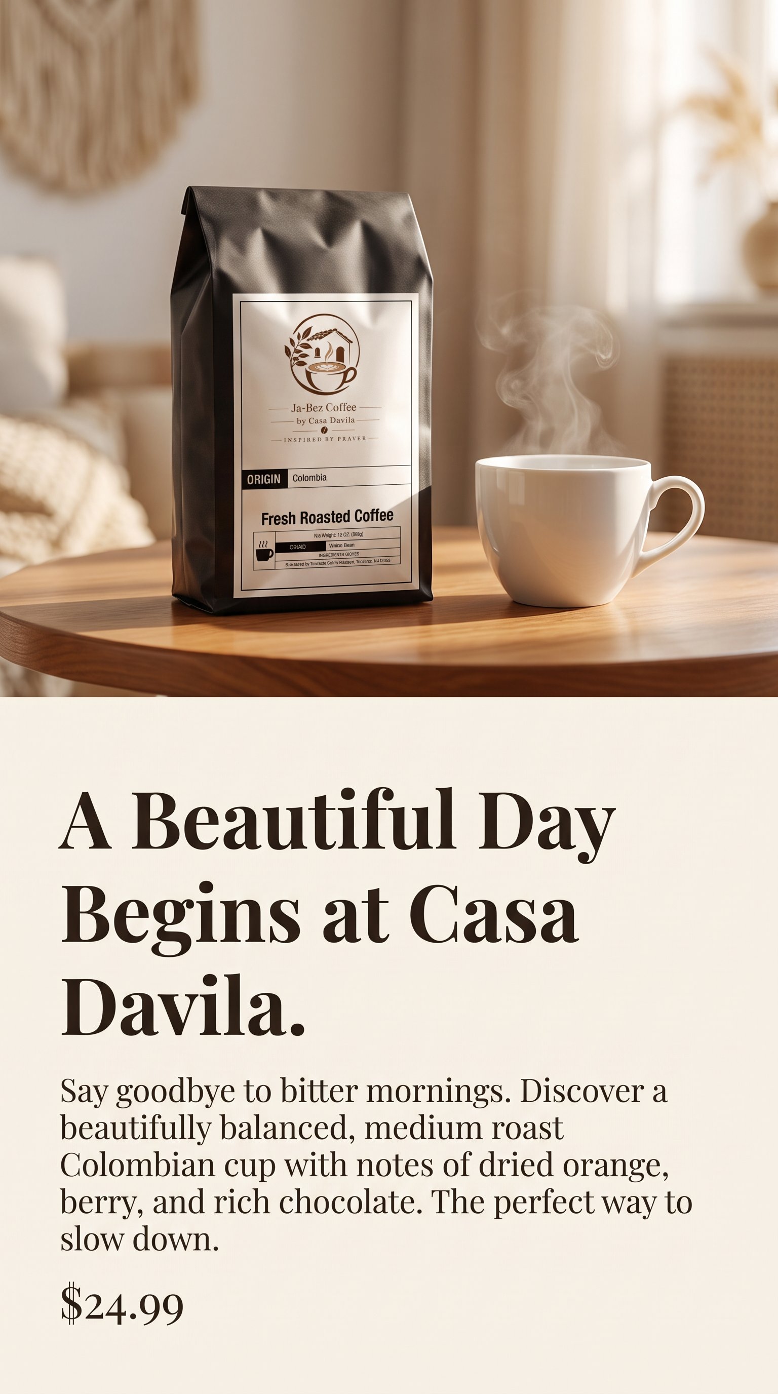 Zeely Marketing Ads Facebook ad: Looking for a coffee that transforms your morning routine…