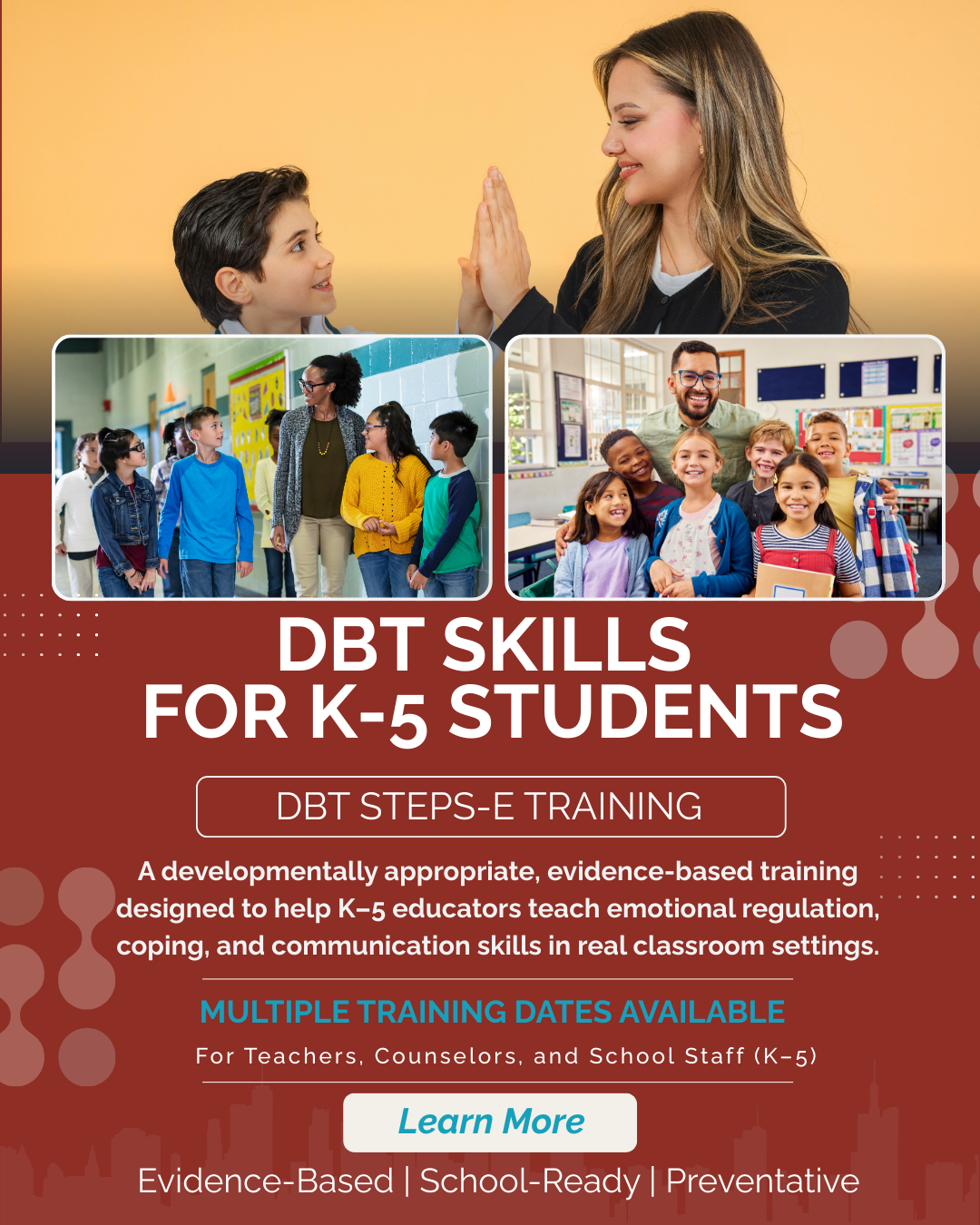 DBT in Schools, LLC Facebook ad from Feb 9, 2026