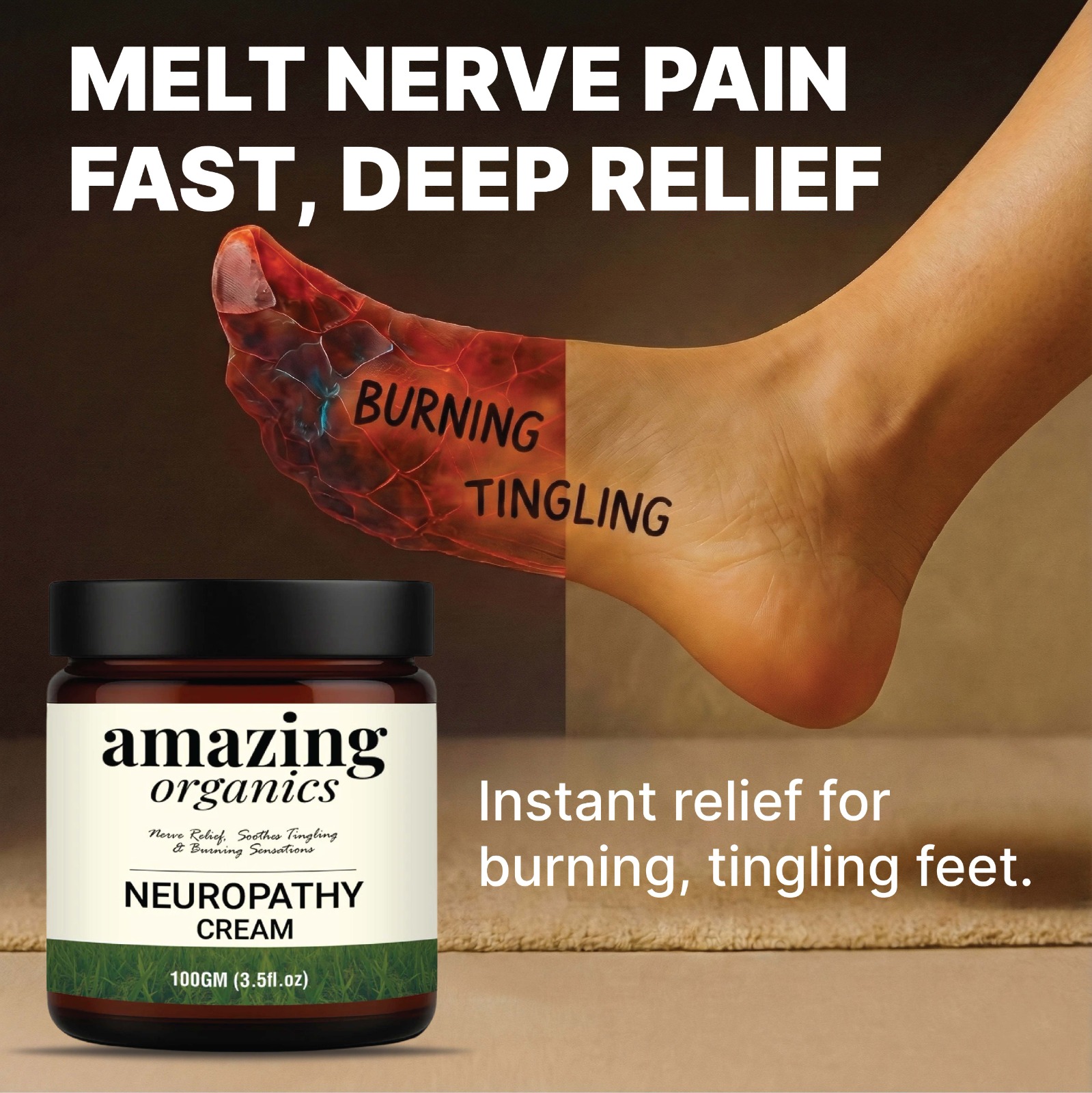 Amazing Organics IN Facebook ad
