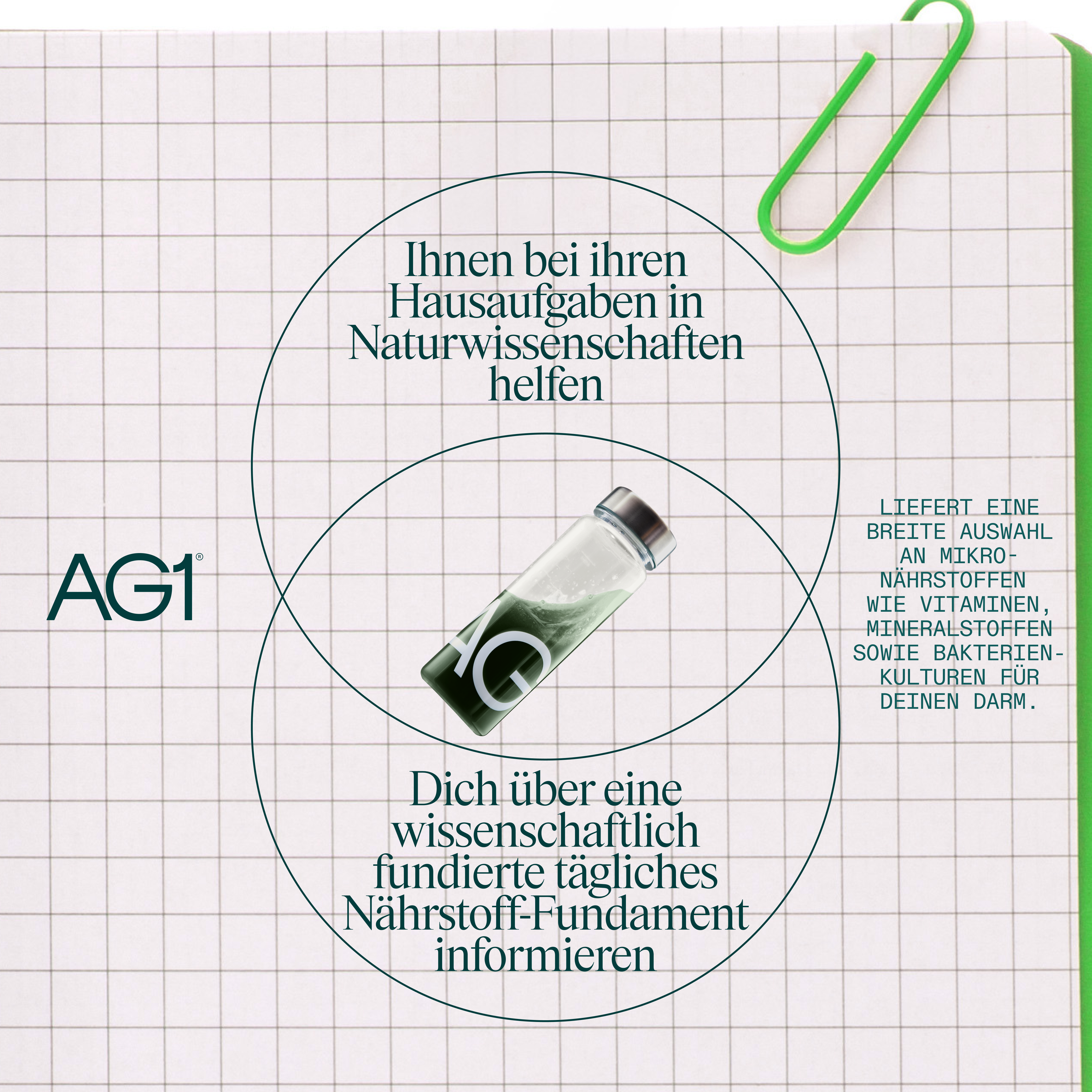 AG1 Deutschland Facebook ad