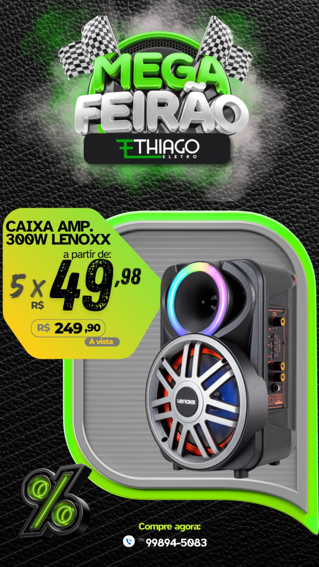 Thiago Eletro Facebook ad: Converse conosco