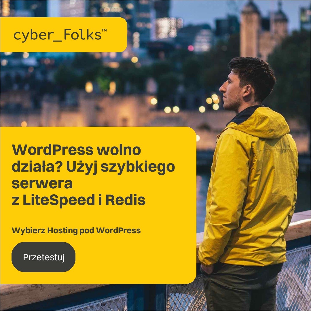 cyberFolks.pl Facebook ad
