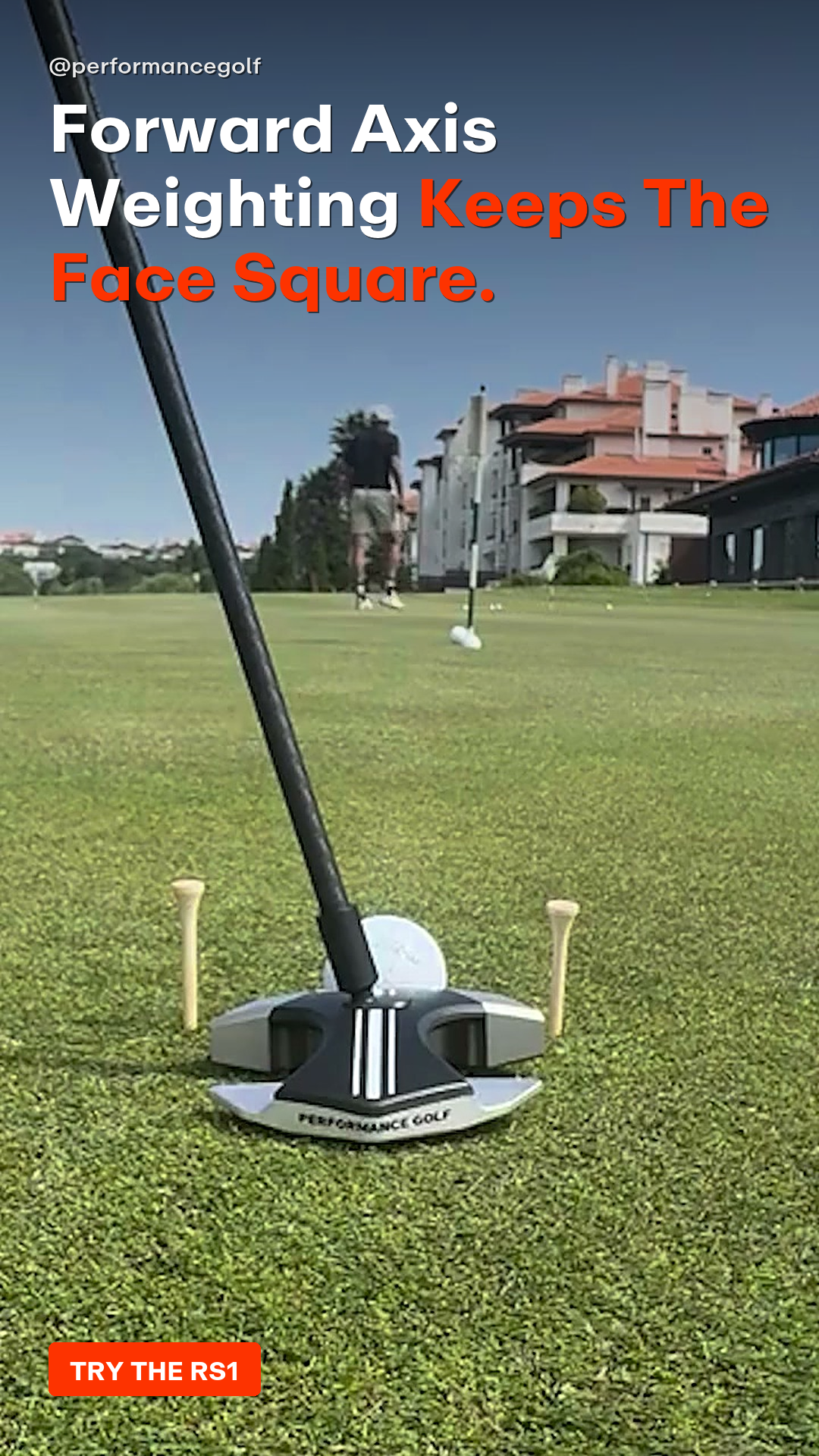 Performance Golf Facebook ad