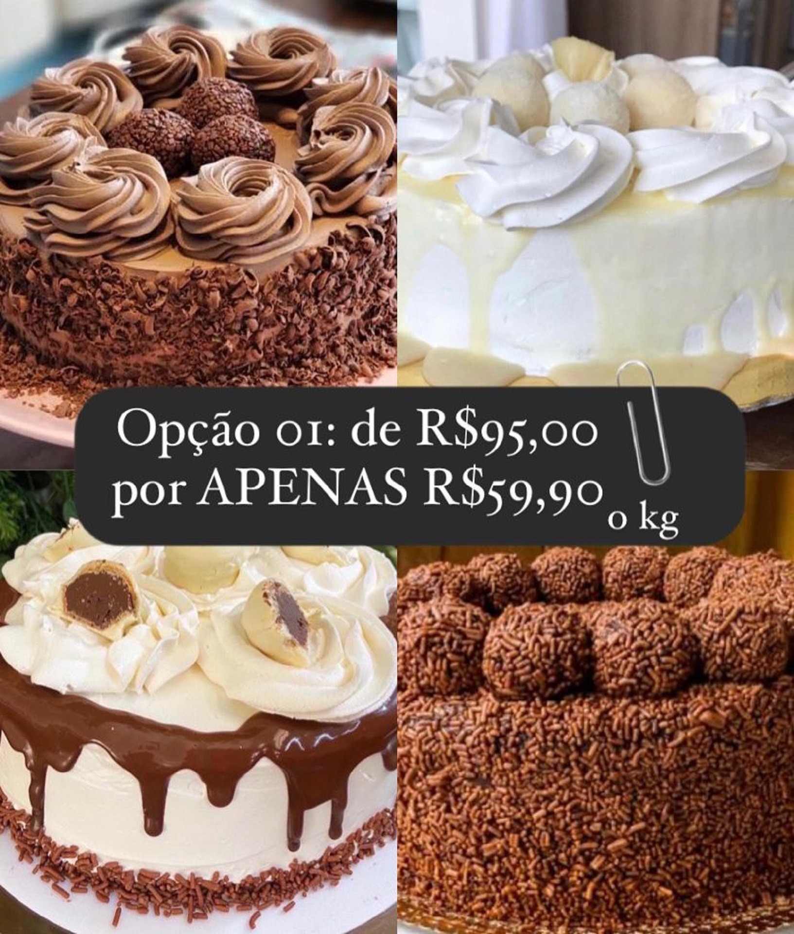 Uai Cakes Facebook ad: Fale com Atendente