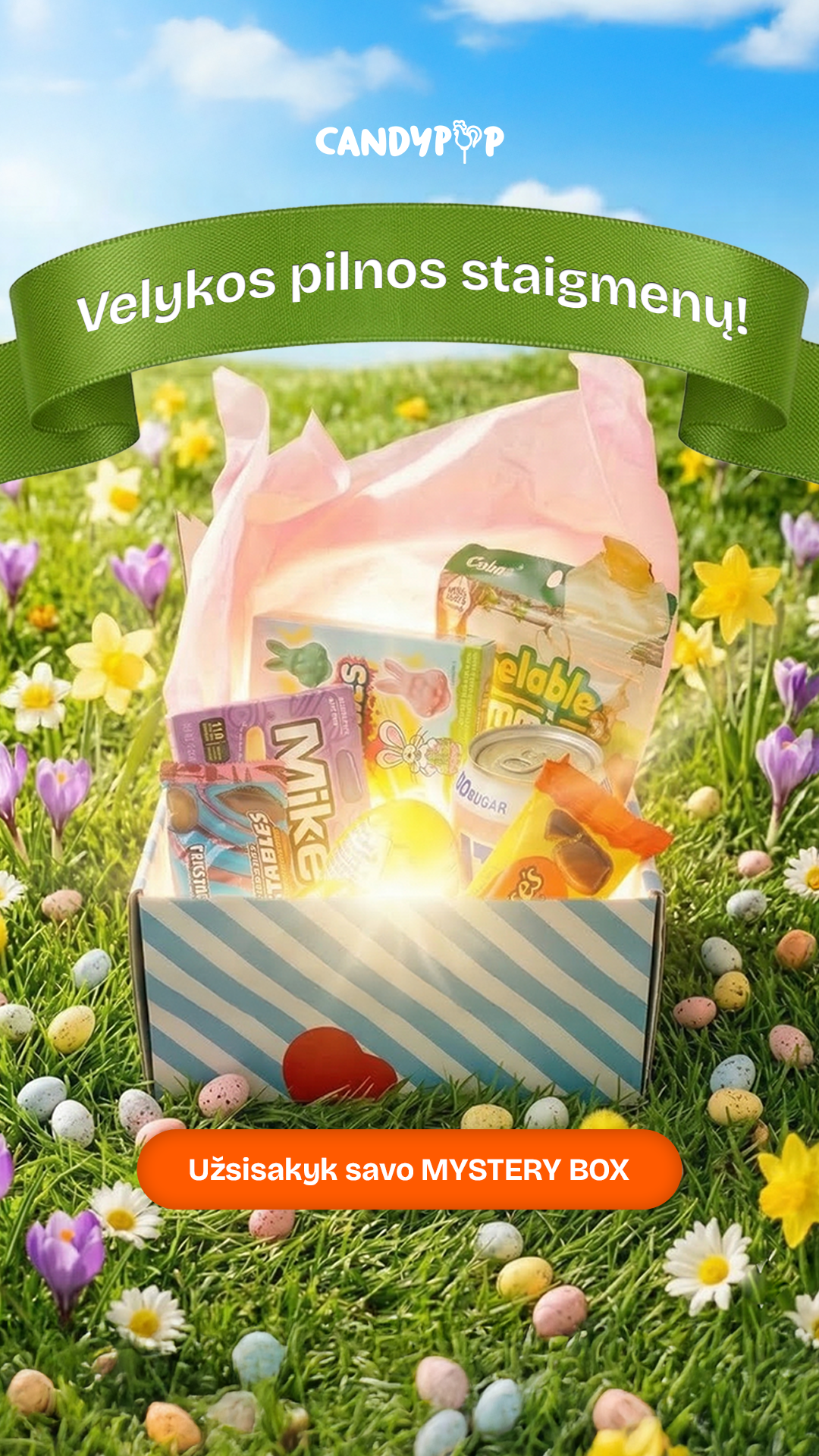 Candy POP Facebook ad