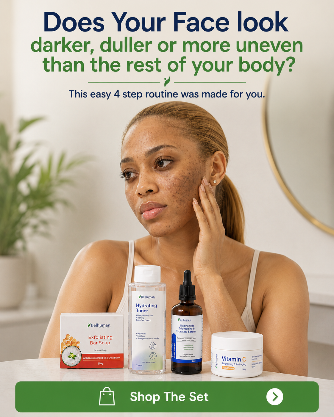 Belhuman Cosmetics Facebook ad