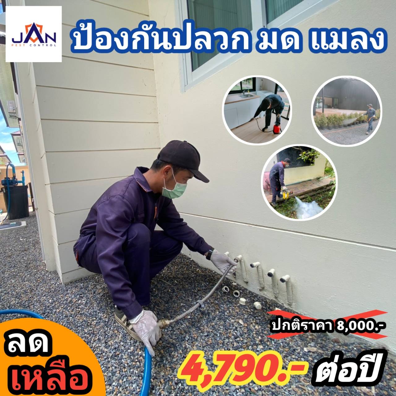 JAN Pest Control กำจัดปลวกทั่วเชียงใหม่ ด้วยทีมงานมืออาชีพ Facebook ad