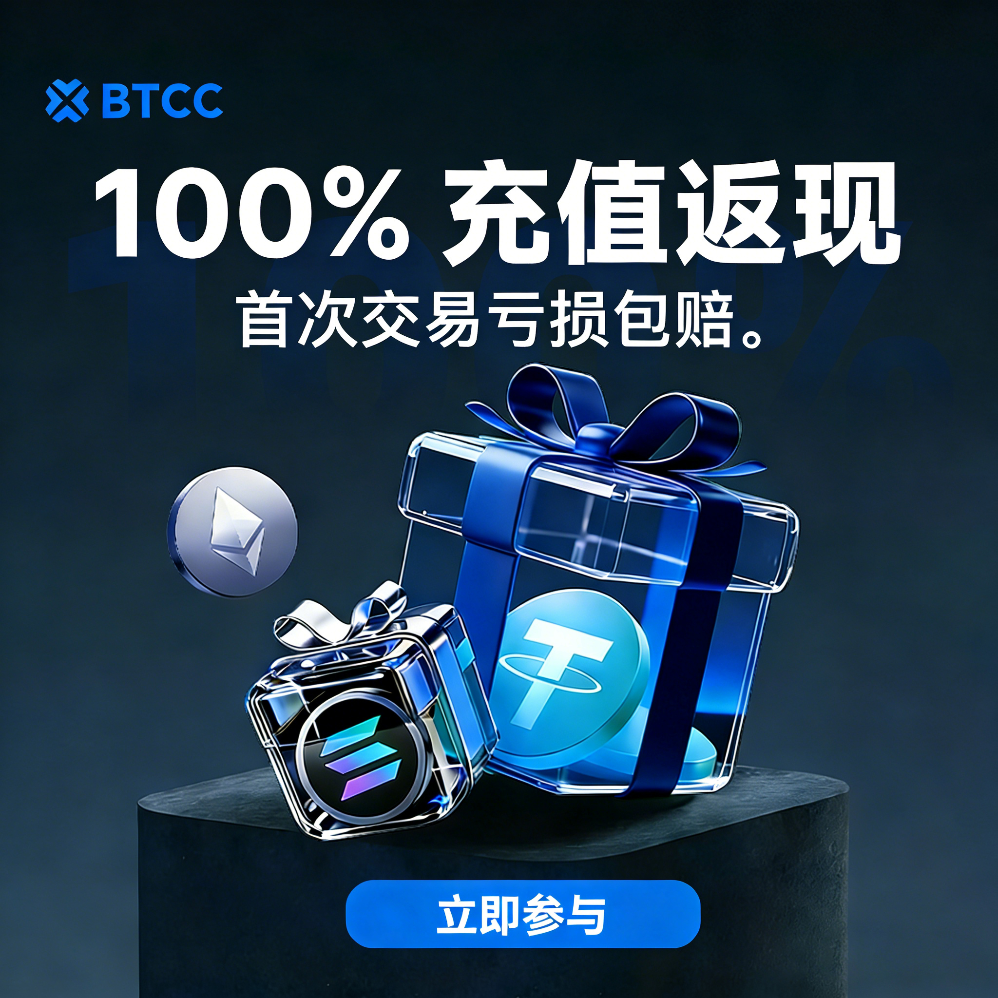 BTCC Exchange Facebook ad: 利用1-250倍的灵活杠杆放大收益