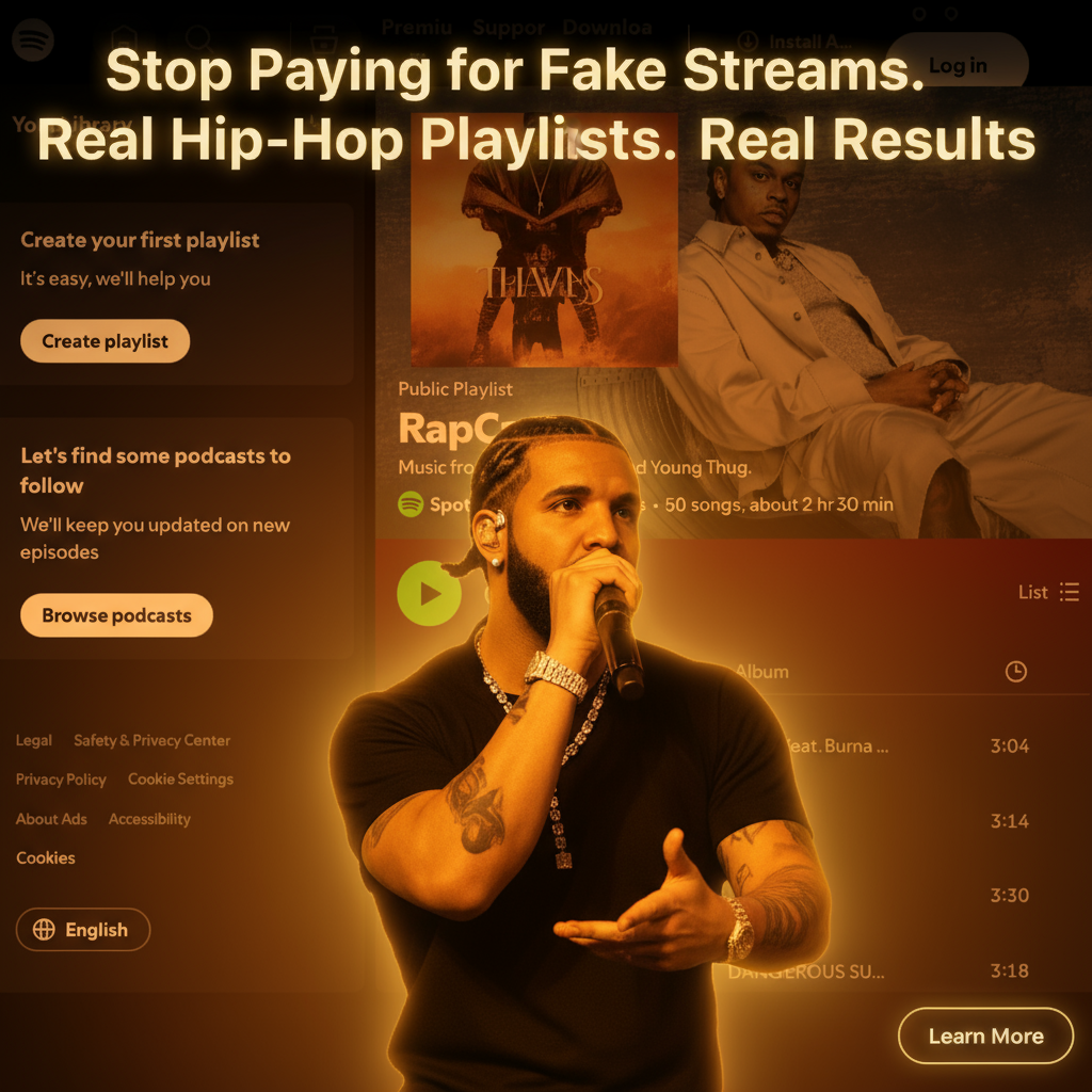 Playlist Booker Facebook ad