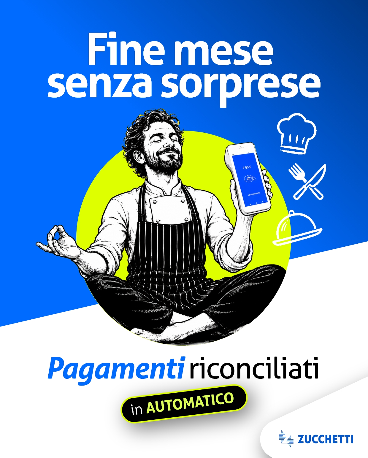 Zucchetti Hospitality Facebook ad: Richiedi una consulenza senza impegno