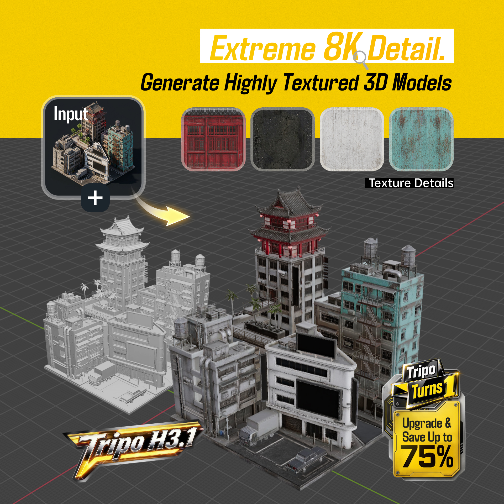 Tripo 3D Facebook ad