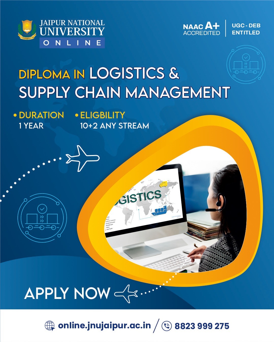 Jaipur National University - Online Facebook ad: 100% Online Diploma | UGC-DEB entitled | JNU Jaipur…