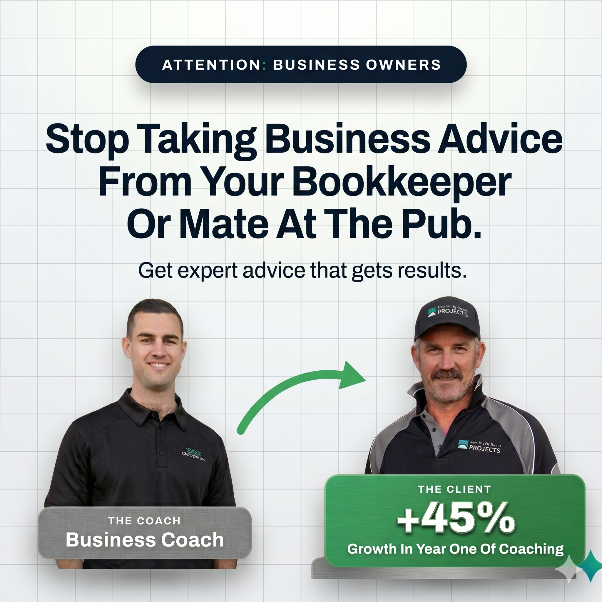 SK Business Coaching Facebook ad