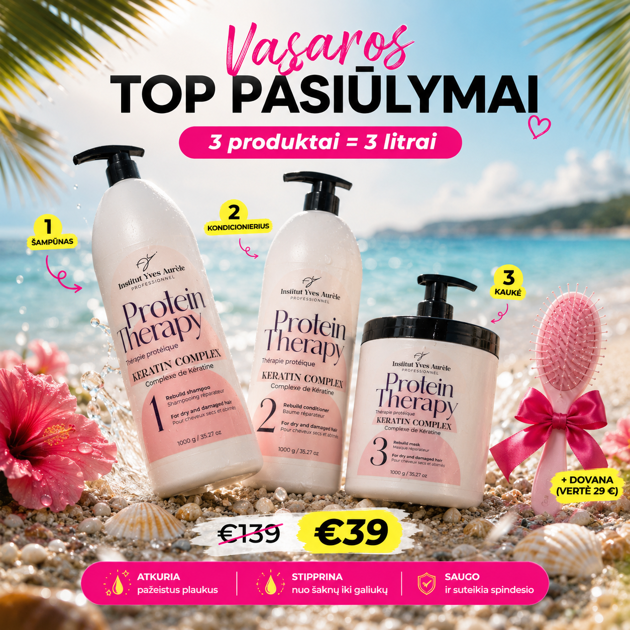 Harmonyhome.lt Facebook ad: -72% NUOLAIDA + DOVANA!
