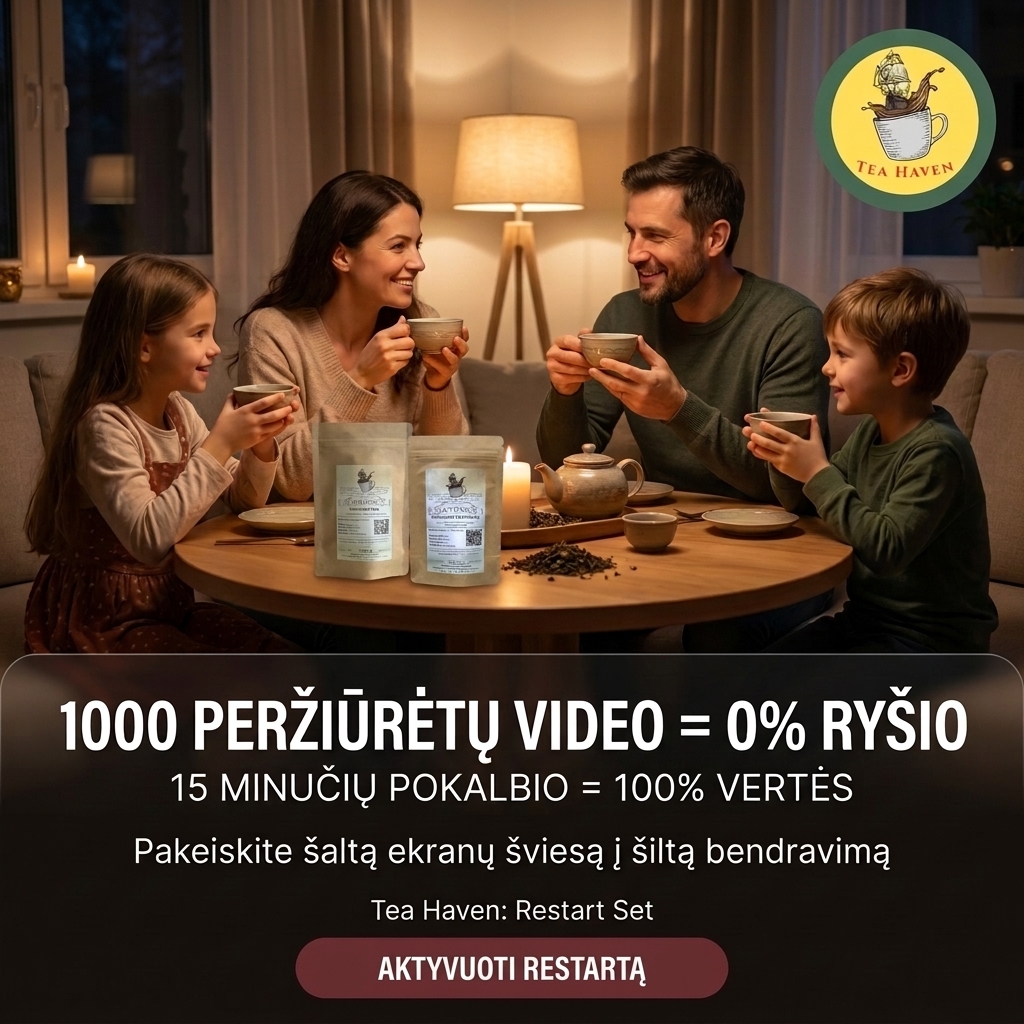 Tea Haven Facebook ad: 1000 video = 0% ryšio