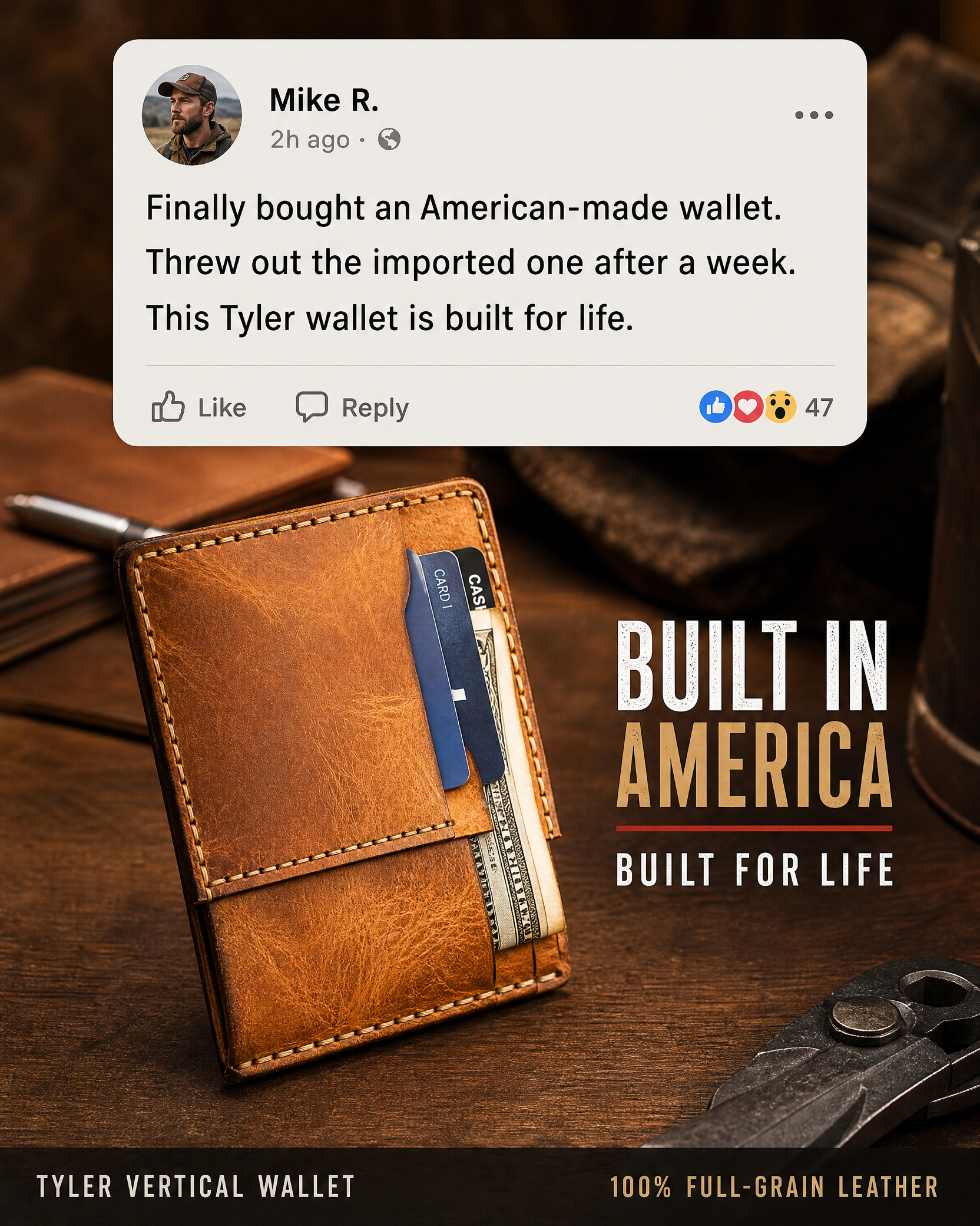 Bull Sheath Leather Facebook ad