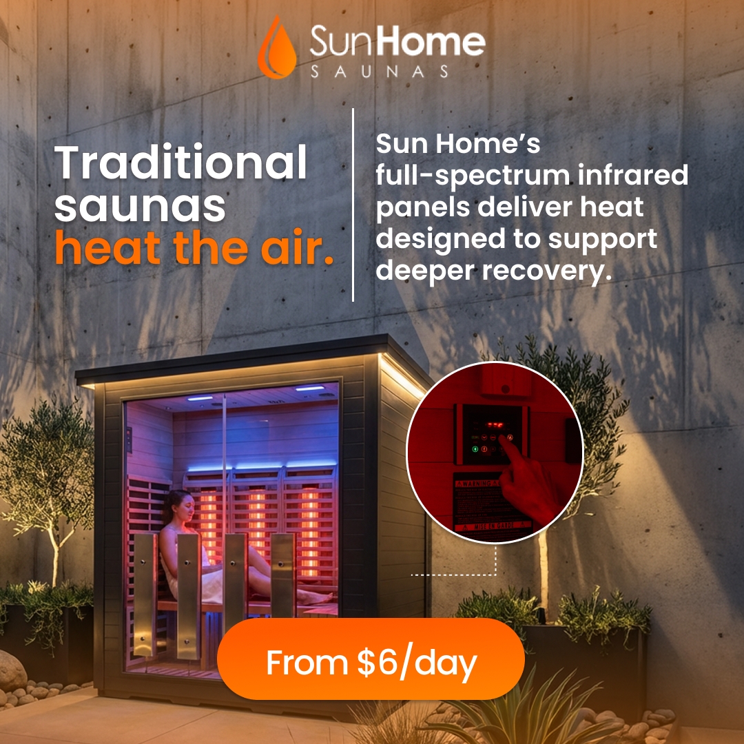 Sun Home Saunas Facebook ad
