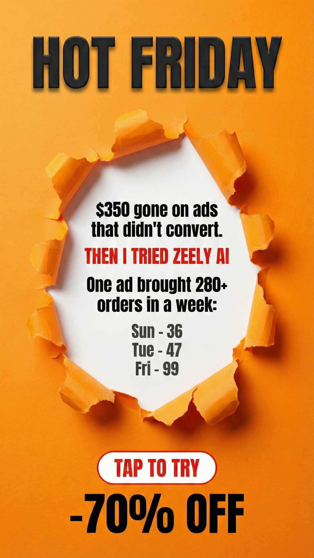 Zeely Facebook ad