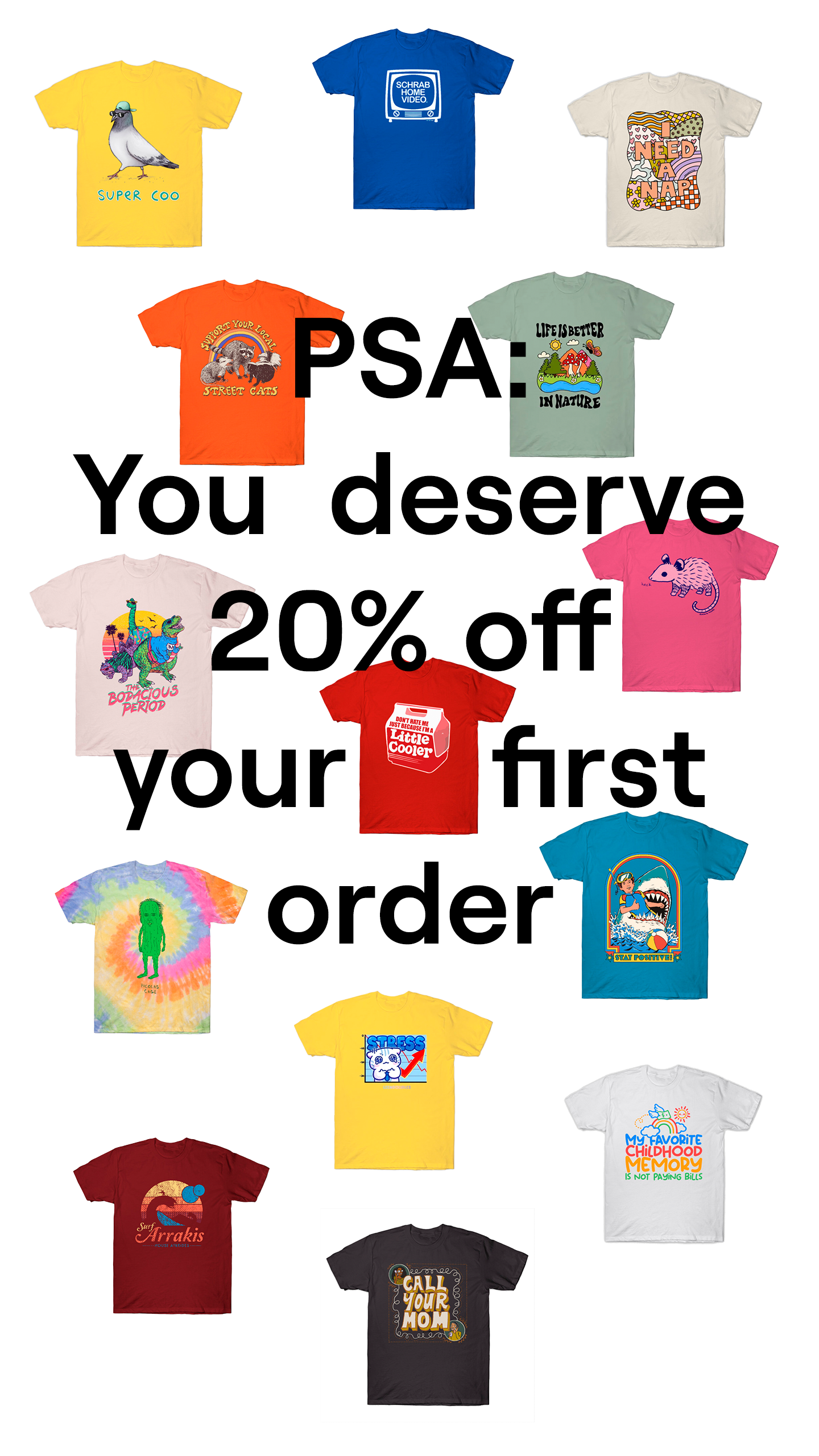 TeePublic.com Facebook ad