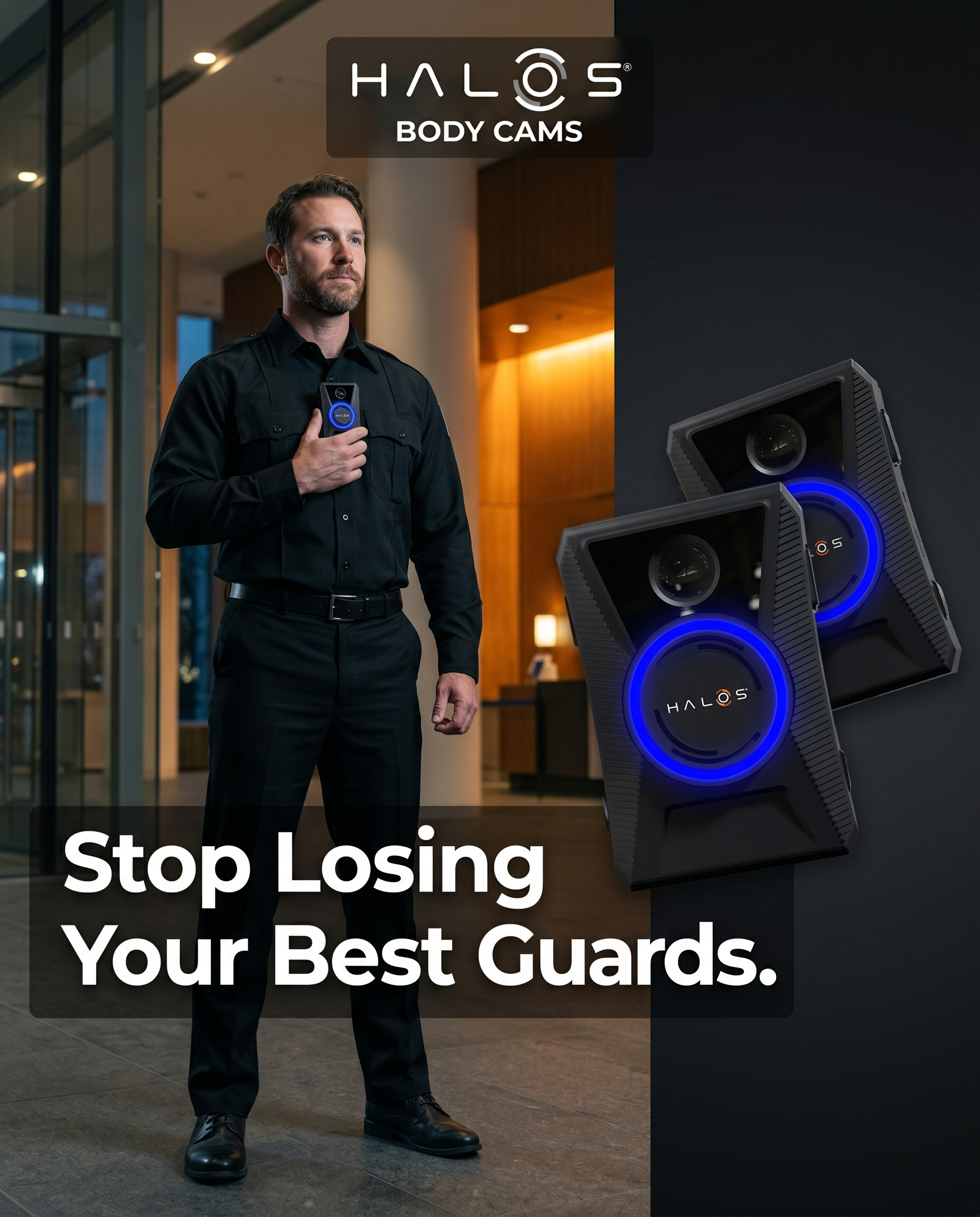 HALOS Body Cameras Facebook ad