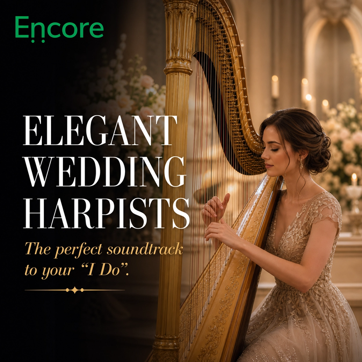 Encore Musicians Facebook ad: Wedding Entertainment Made Easy
