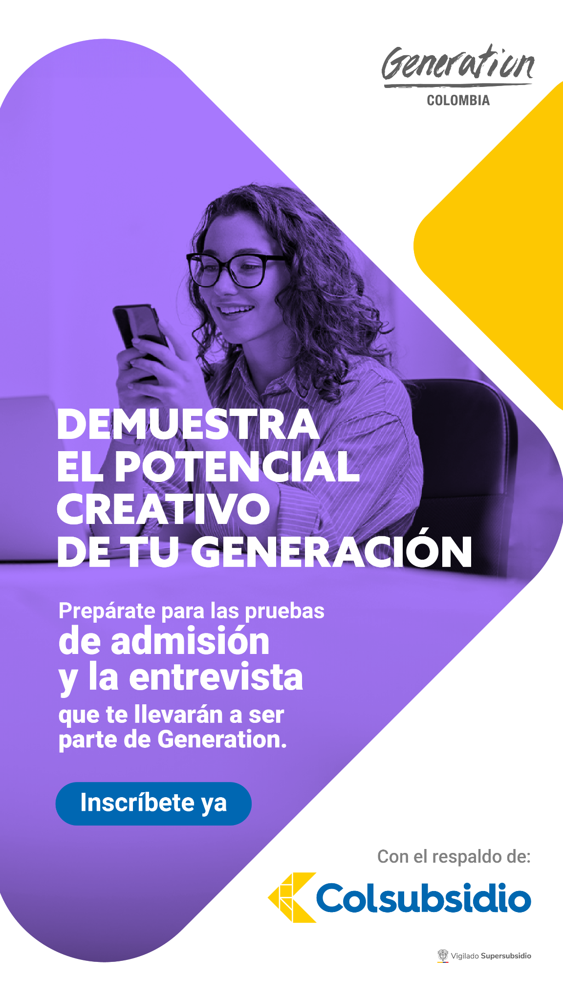 Colsubsidio Facebook ad from May 7, 2026