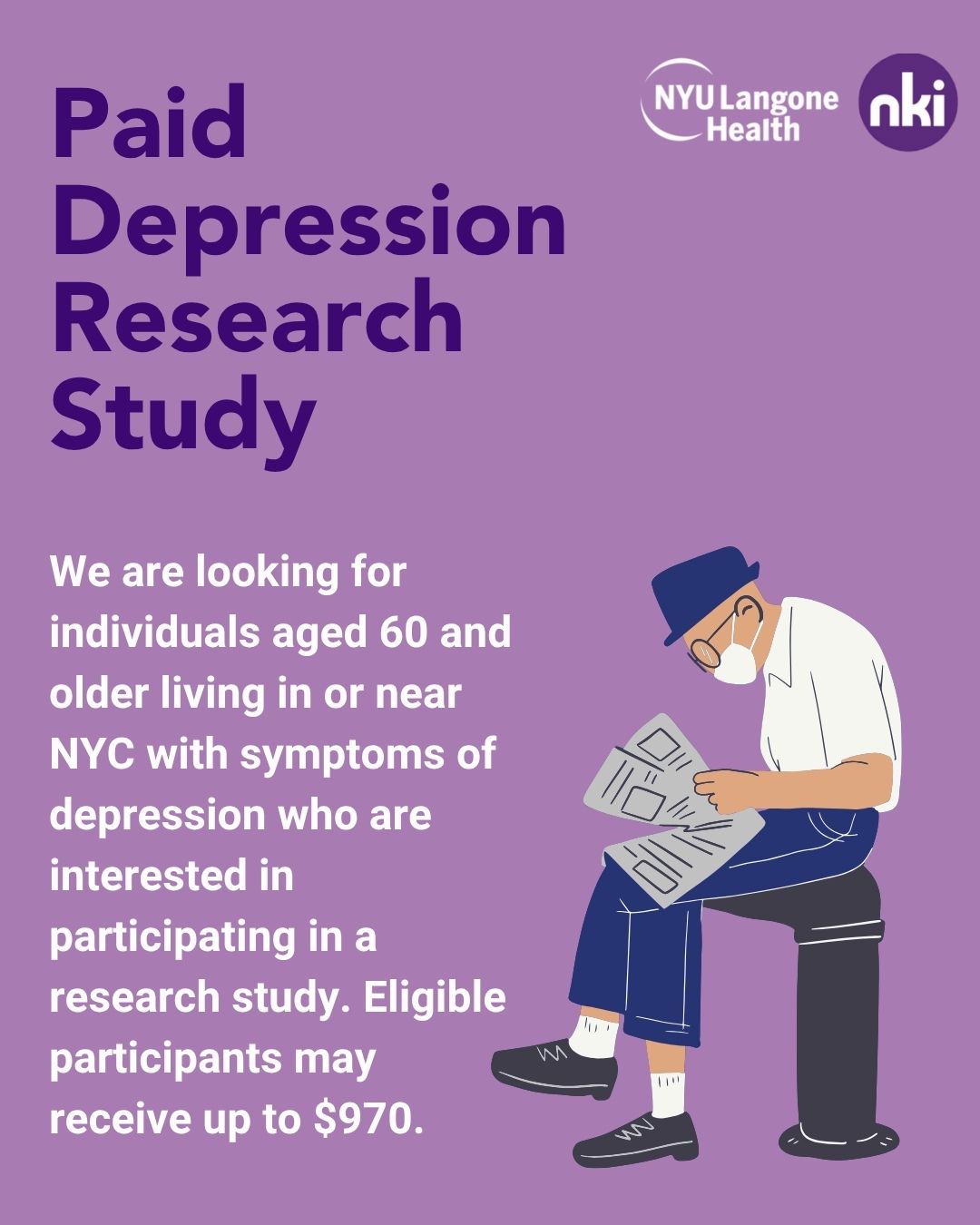 BuildClinical New York Studies Facebook ad