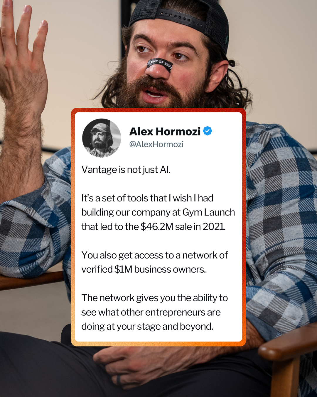 Alex Hormozi Facebook ad