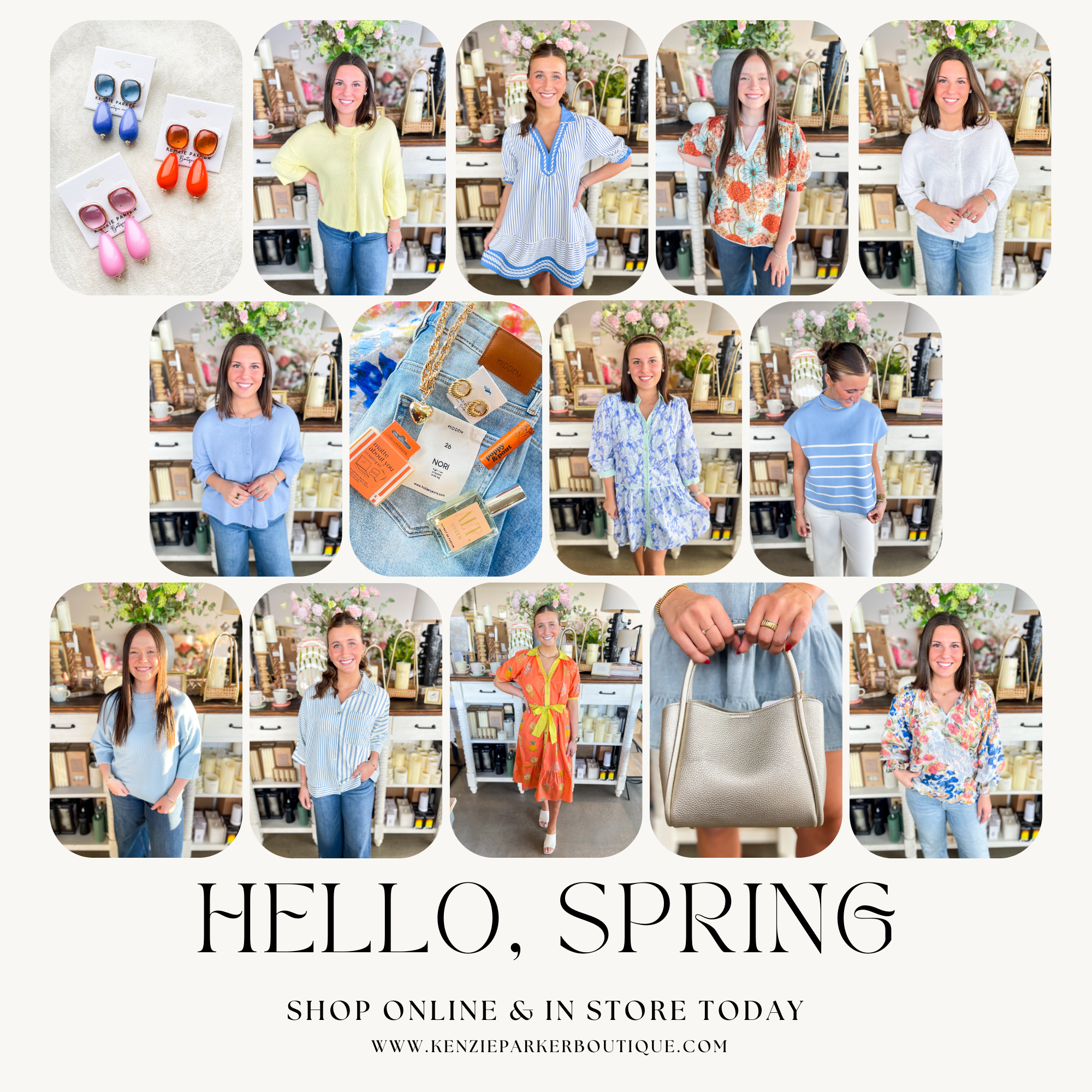Kenzie Parker Boutique "A Clothing & Home Boutique" Facebook ad