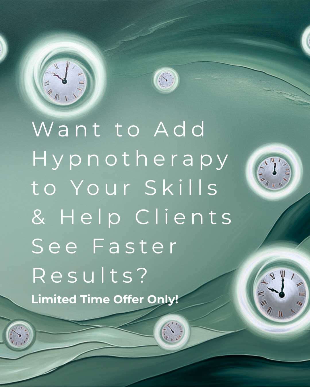 Karen E Wells Facebook ad: Become a Certified Hypnotherapist!