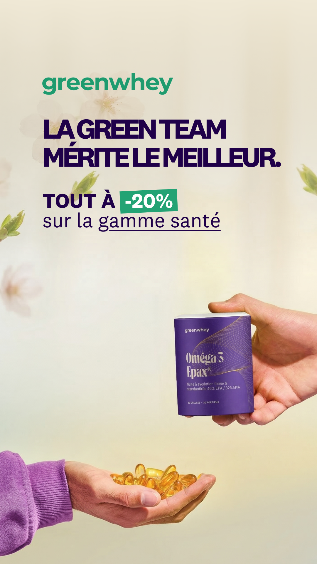 greenwhey Facebook ad