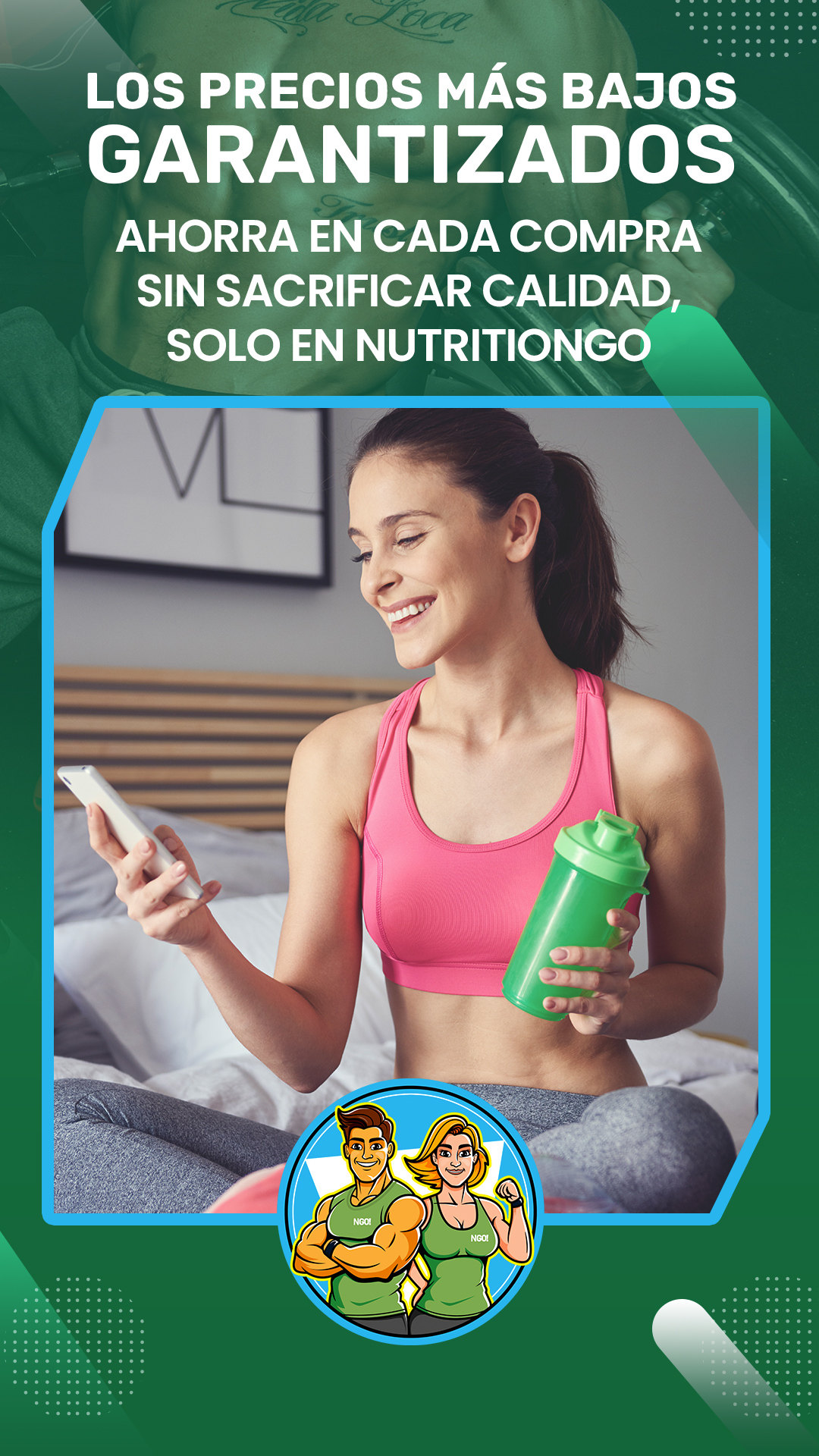 NutritionGo San Bernardo Facebook ad from Nov 24, 2025