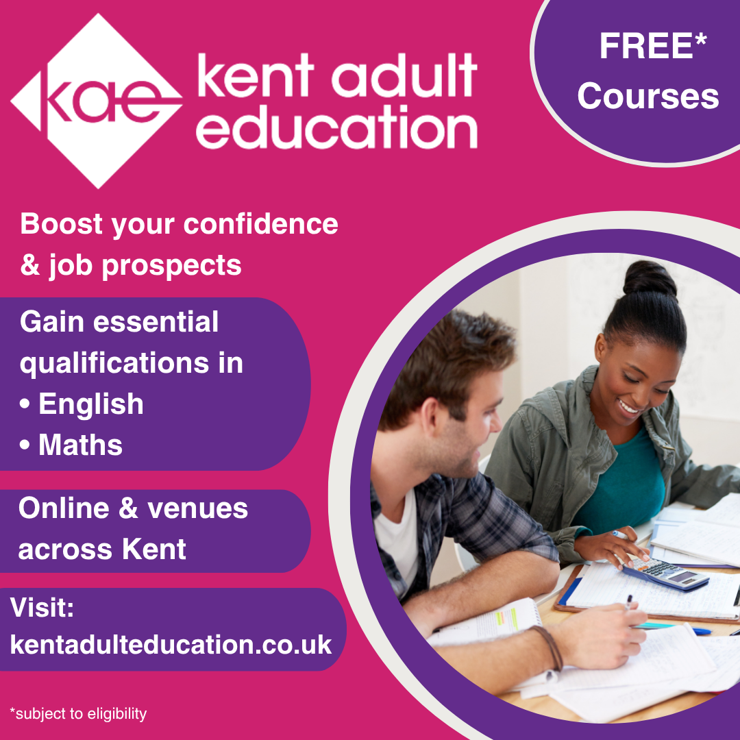 Kent Adult Education Facebook ad