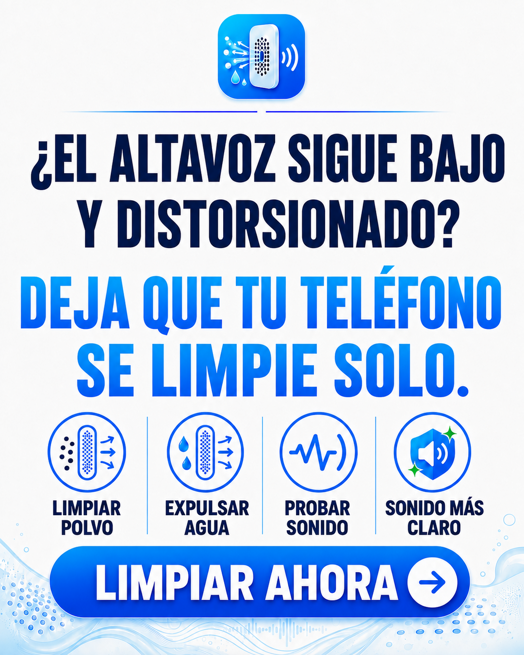 Trusted App Global Facebook ad: Limpia a fondo tu altavoz