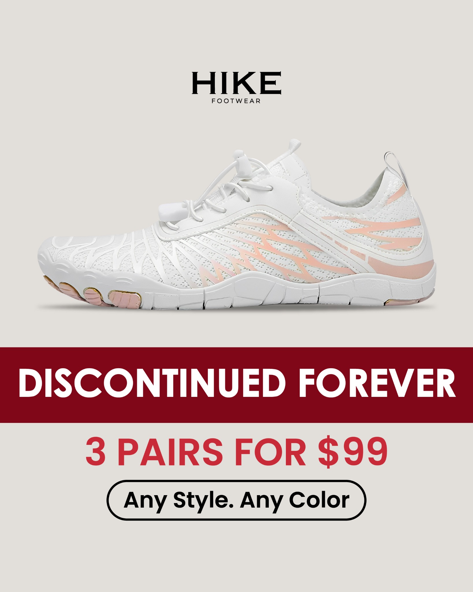 HIKE Footwear Facebook ad