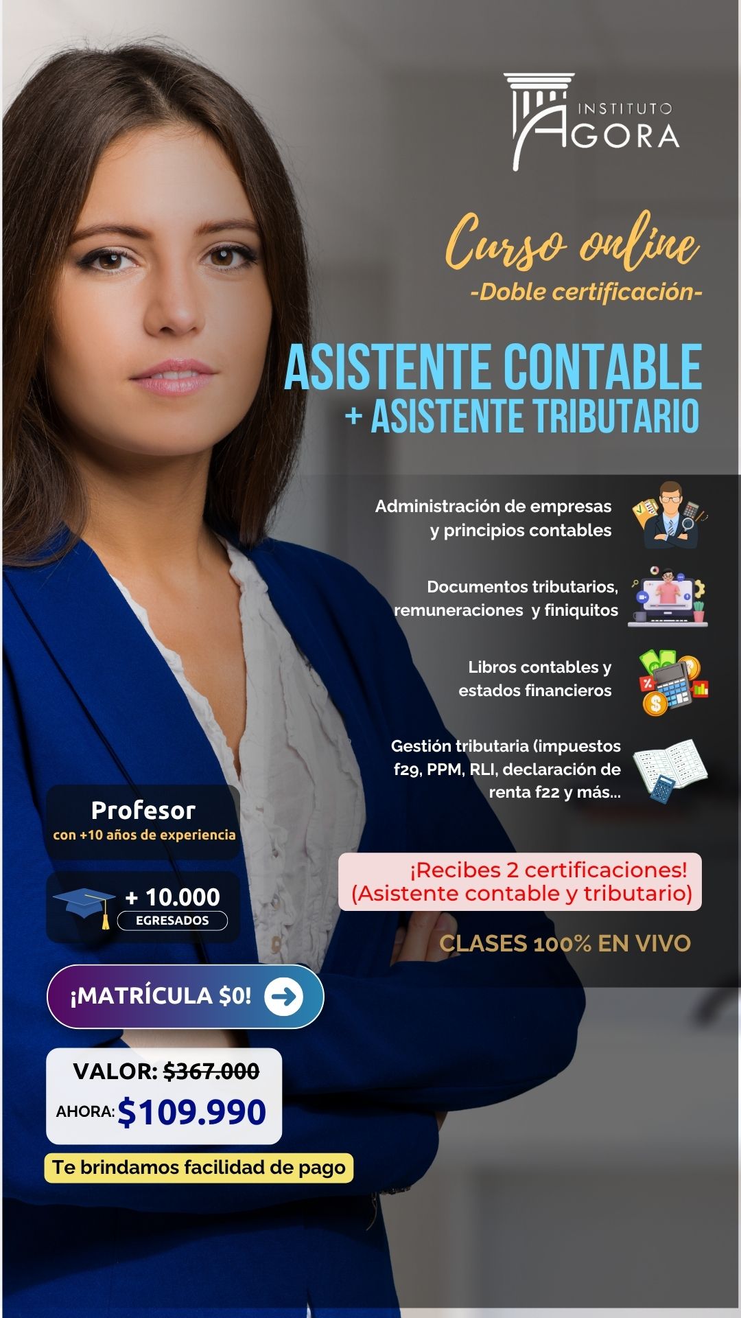 Ágora Educa - Instituto de Capacitación Facebook ad