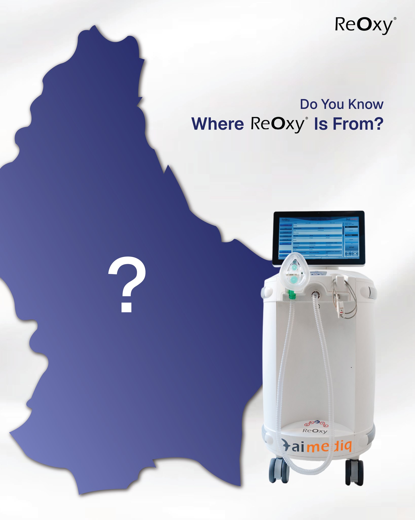 ReOxy Asia Facebook ad: Do you know where ReOxy is from?