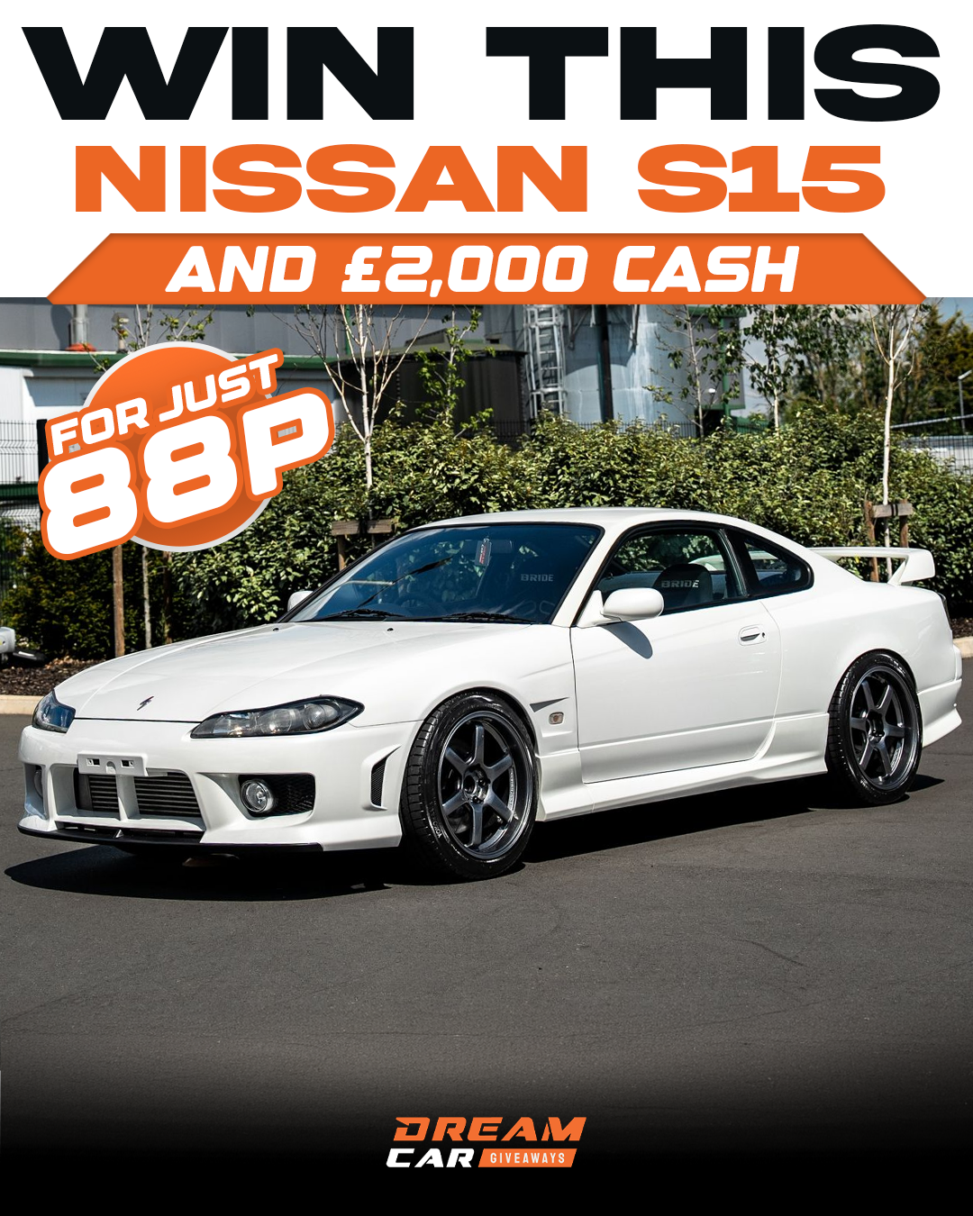 Dream Car Giveaways Facebook ad