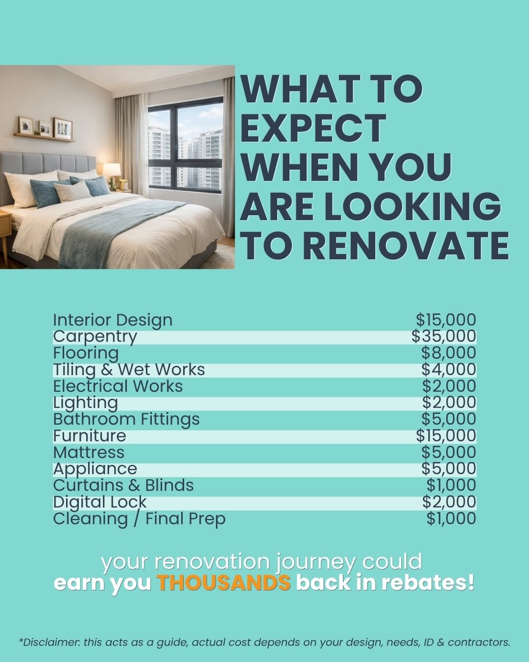 Beep Rewards SG Facebook ad: $100,000 renovation.