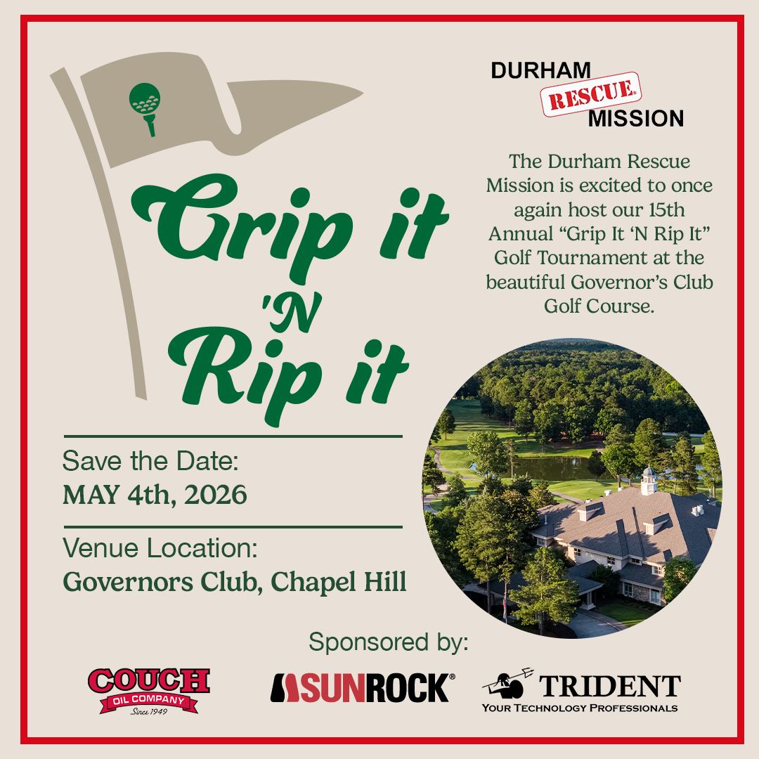 Durham Rescue Mission Facebook ad: Registration is now open for Durham Rescue Mission’s…